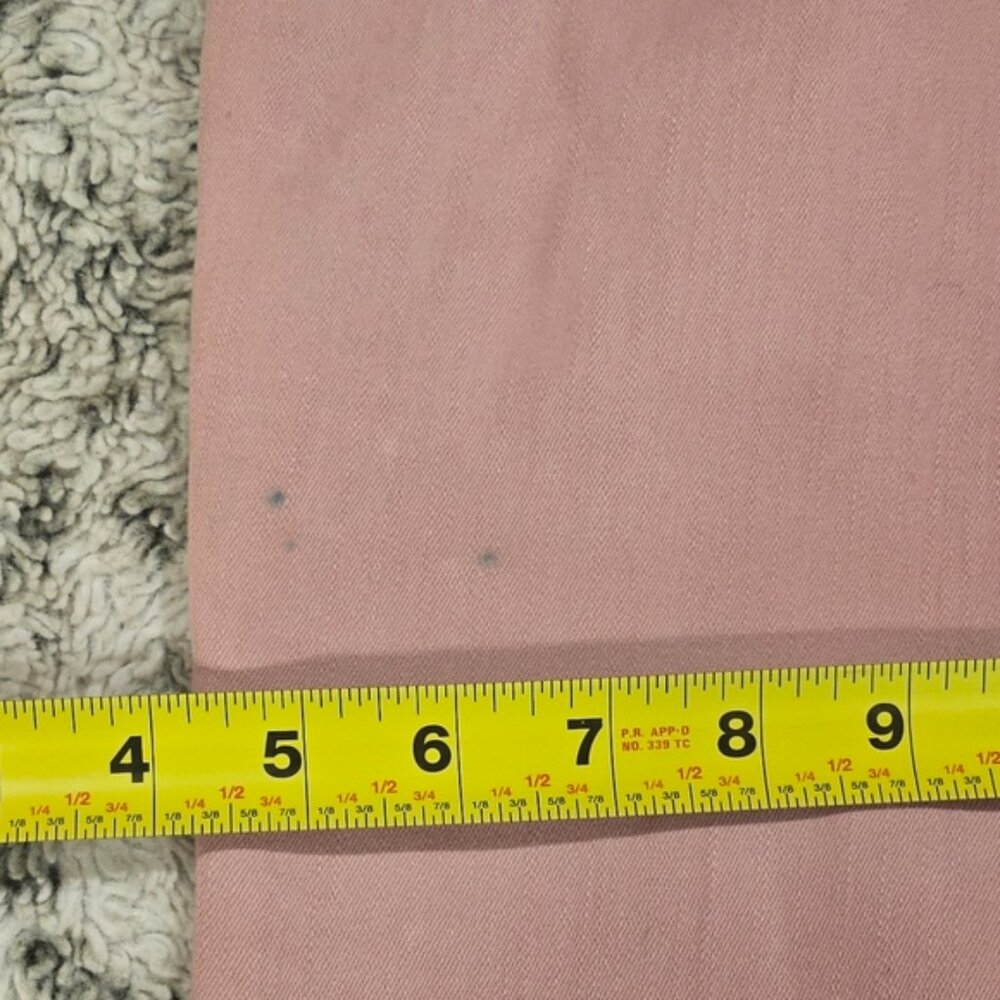 Gloria Vanderbilt Amanda Hi Rise Floral Embroidered Hi Rise Pink Jeans SZ 10P - Picture 14 of 14
